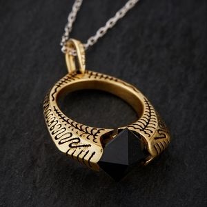 Harry Potter Marvolo Gaunt's Ring Necklace Collection, 925 Sterling Silver